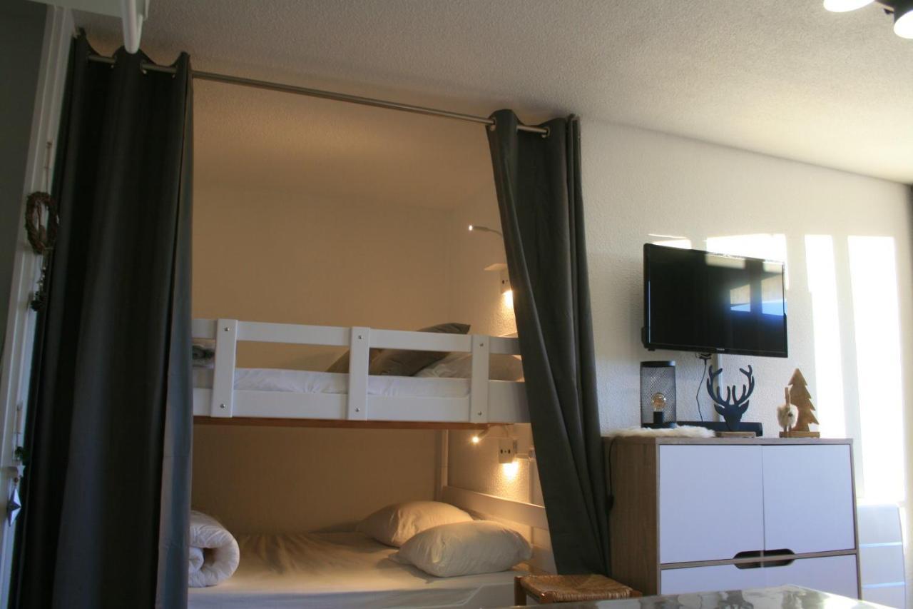 Le Flocon-Studio Cabine-Balcon 4-6 Pers A 100M Des Pistes Шамрус Екстериор снимка