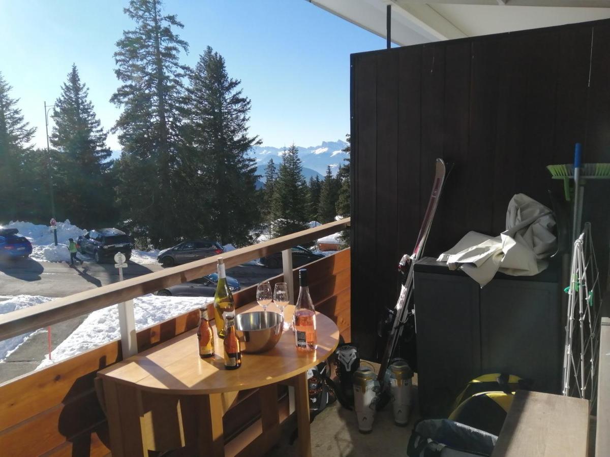 Le Flocon-Studio Cabine-Balcon 4-6 Pers A 100M Des Pistes Шамрус Екстериор снимка