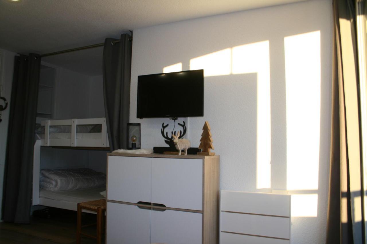 Le Flocon-Studio Cabine-Balcon 4-6 Pers A 100M Des Pistes Шамрус Екстериор снимка