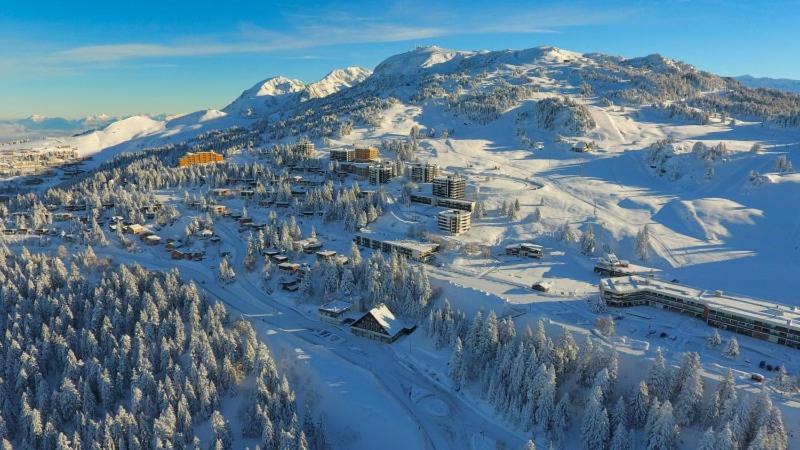 Le Flocon-Studio Cabine-Balcon 4-6 Pers A 100M Des Pistes Шамрус Екстериор снимка