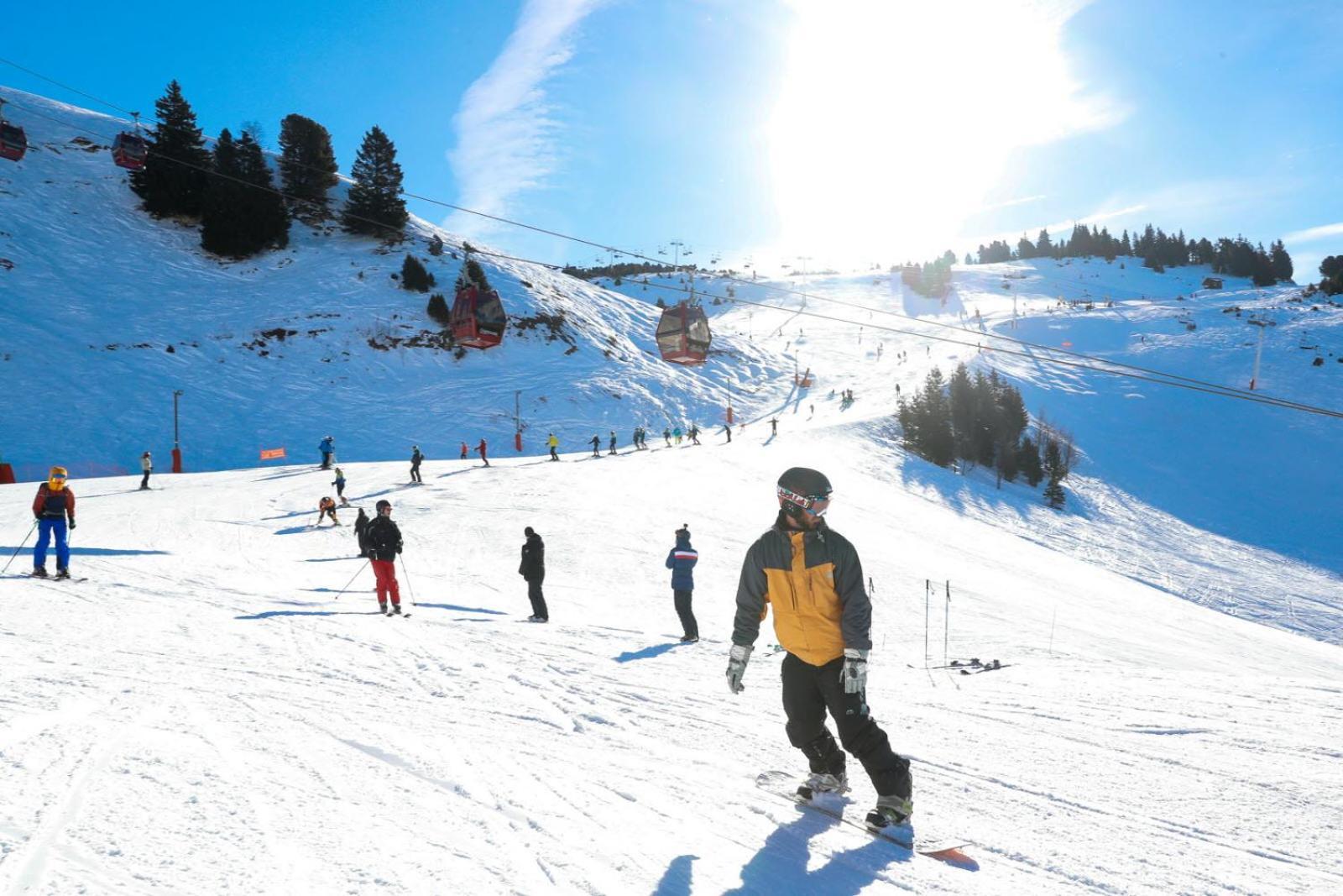 Le Flocon-Studio Cabine-Balcon 4-6 Pers A 100M Des Pistes Шамрус Екстериор снимка