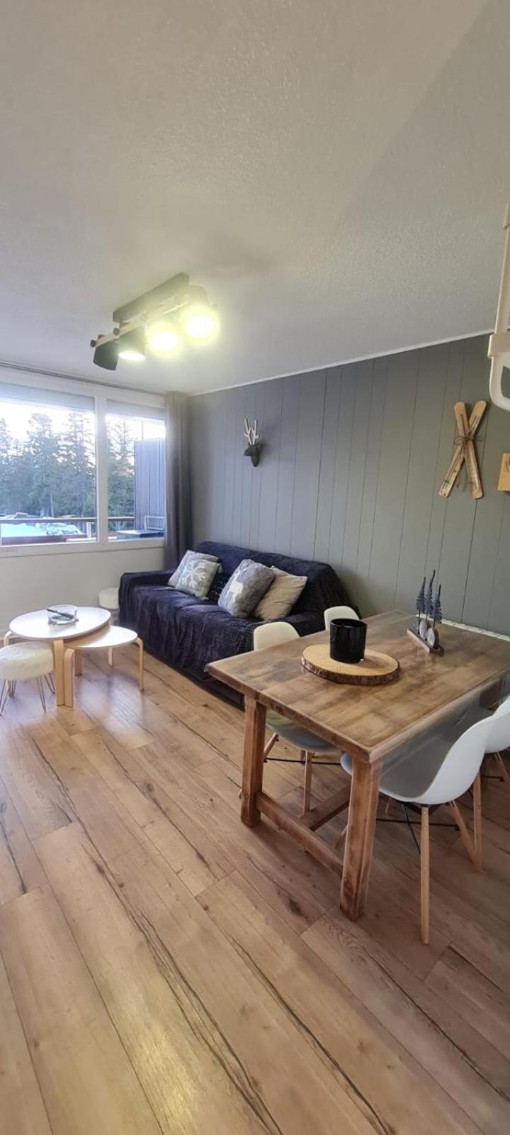 Le Flocon-Studio Cabine-Balcon 4-6 Pers A 100M Des Pistes Шамрус Екстериор снимка