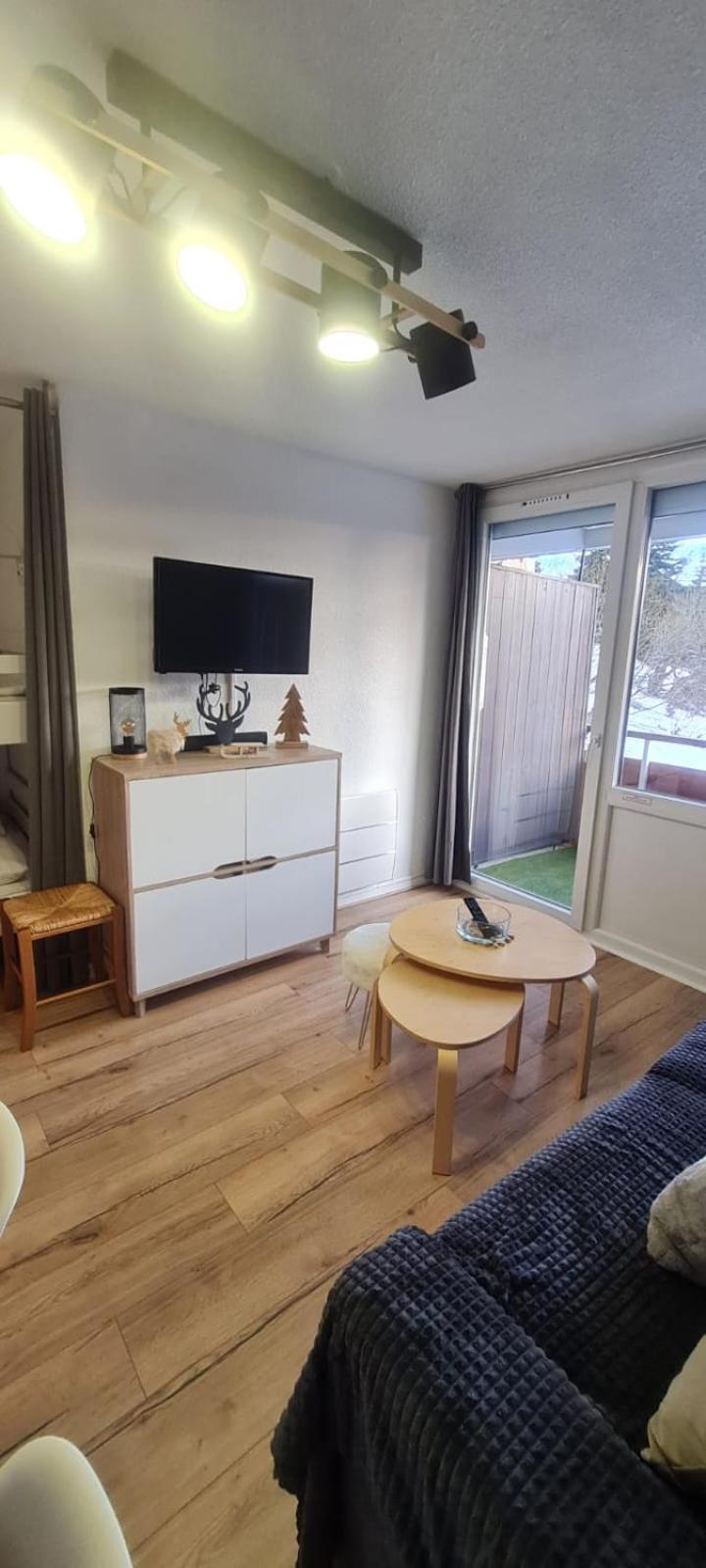 Le Flocon-Studio Cabine-Balcon 4-6 Pers A 100M Des Pistes Шамрус Екстериор снимка