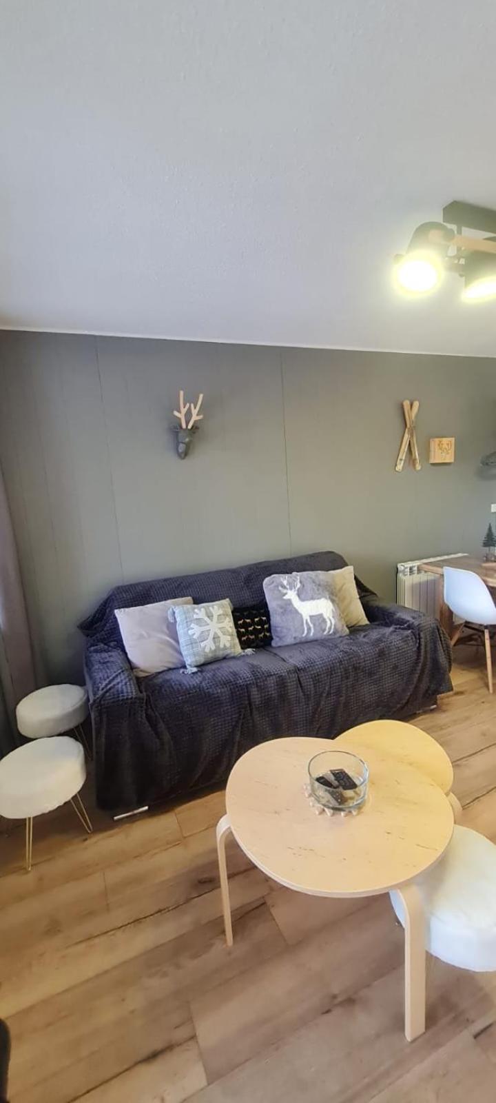 Le Flocon-Studio Cabine-Balcon 4-6 Pers A 100M Des Pistes Шамрус Екстериор снимка